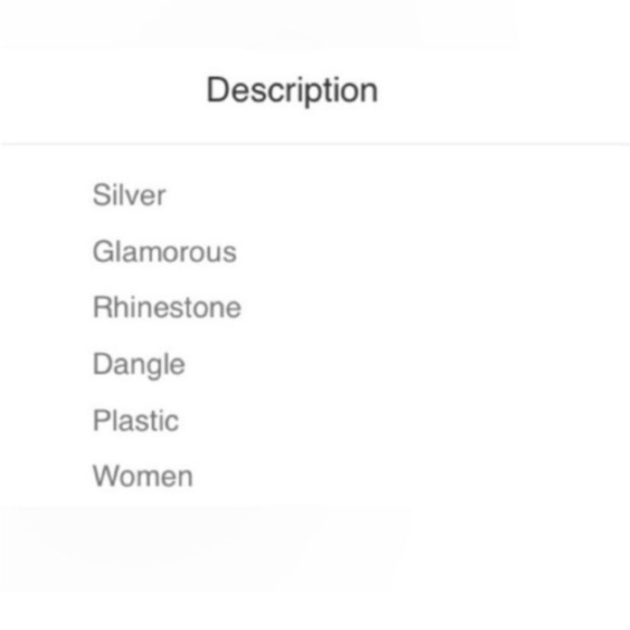 BOW RHINESTONE TASSEL DROP EARRINGS - Picture 8 of 8